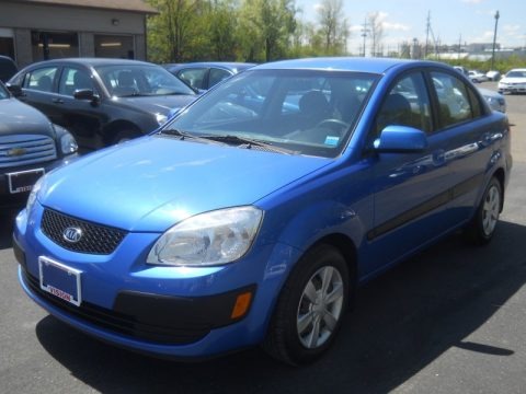 Sapphire Blue 2007 Kia Rio 
