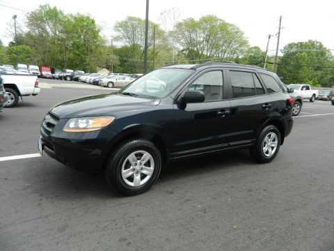 Deepwater Blue 2009 Hyundai Santa Fe GLS 4WD Deepwater Blue 2009 Hyundai Santa Fe GLS 4WD