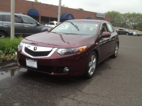 Basque Red Pearl 2010 Acura TSX Sedan