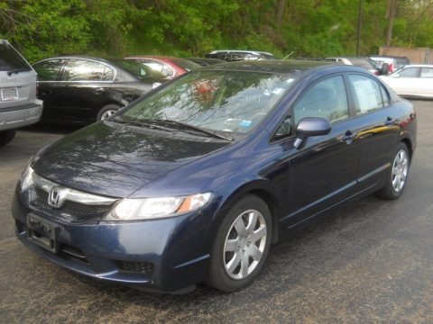 Royal Blue Pearl 2009 Honda Civic LX Sedan