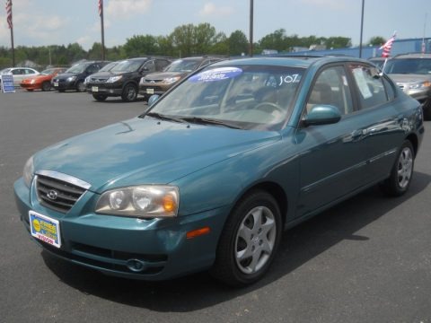 Spruce Green 2006 Hyundai Elantra GLS Sedan Spruce Green 2006 Hyundai Elantra GLS Sedan