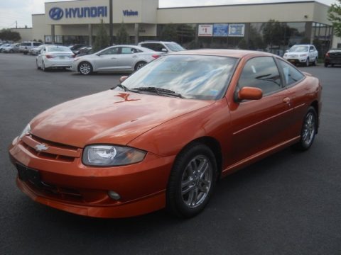 Sunburst Orange 2004 Chevrolet Cavalier LS Sport Coupe Sunburst Orange 2004 Chevrolet Cavalier LS Sport Coupe