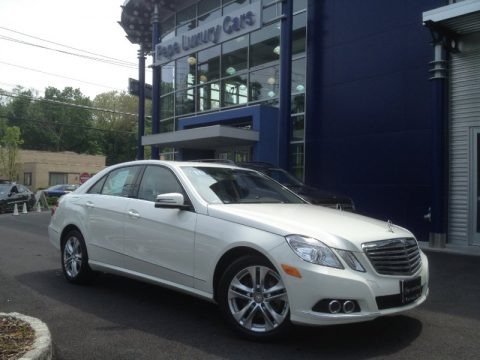 Arctic White 2010 Mercedes-Benz E 350 4Matic Sedan