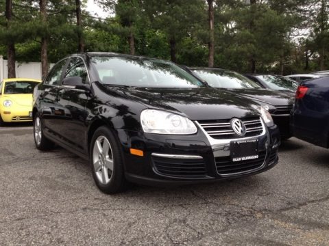 Black Uni 2009 Volkswagen Jetta SE Sedan