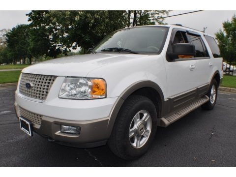 Oxford White 2003 Ford Expedition Eddie Bauer 4x4