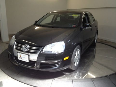Black Uni 2009 Volkswagen Jetta SE Sedan