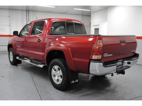Impulse Red Pearl 2008 Toyota Tacoma V6 SR5 Double Cab 4x4