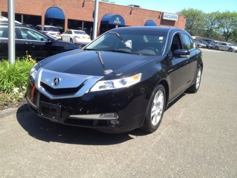 Crystal Black Pearl 2009 Acura TL 3.5