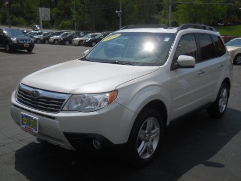 Satin White Pearl 2009 Subaru Forester 2.5 X Premium Satin White Pearl 2009 Subaru Forester 2.5 X Premium