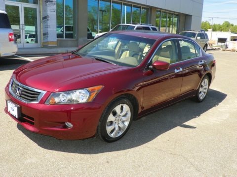 Basque Red Pearl 2009 Honda Accord EX-L V6 Sedan
