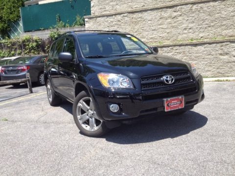Black 2009 Toyota RAV4 Sport 4WD Black 2009 Toyota RAV4 Sport 4WD