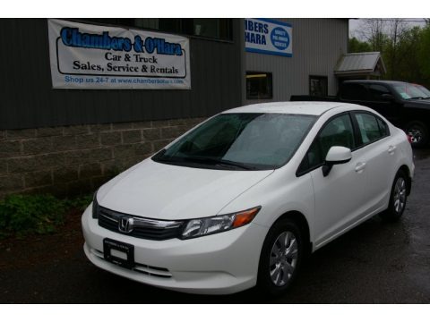 Taffeta White 2012 Honda Civic LX Sedan Taffeta White 2012 Honda Civic LX Sedan