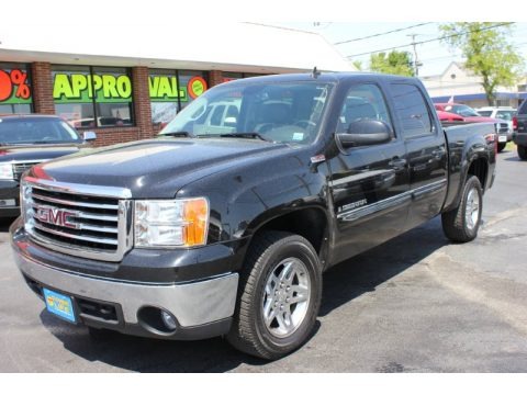 Onyx Black 2008 GMC Sierra 1500 SLT Crew Cab 4x4 Onyx Black 2008 GMC Sierra 1500 SLT Crew Cab 4x4