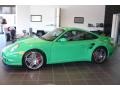 Porsche 911 Turbo Coupe in Green Paint to Sample