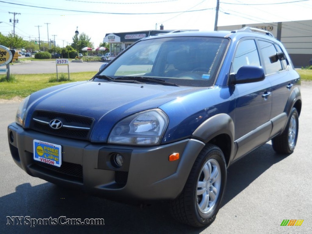 2007 Hyundai Tucson Se 4wd In Nautical Blue Metallic