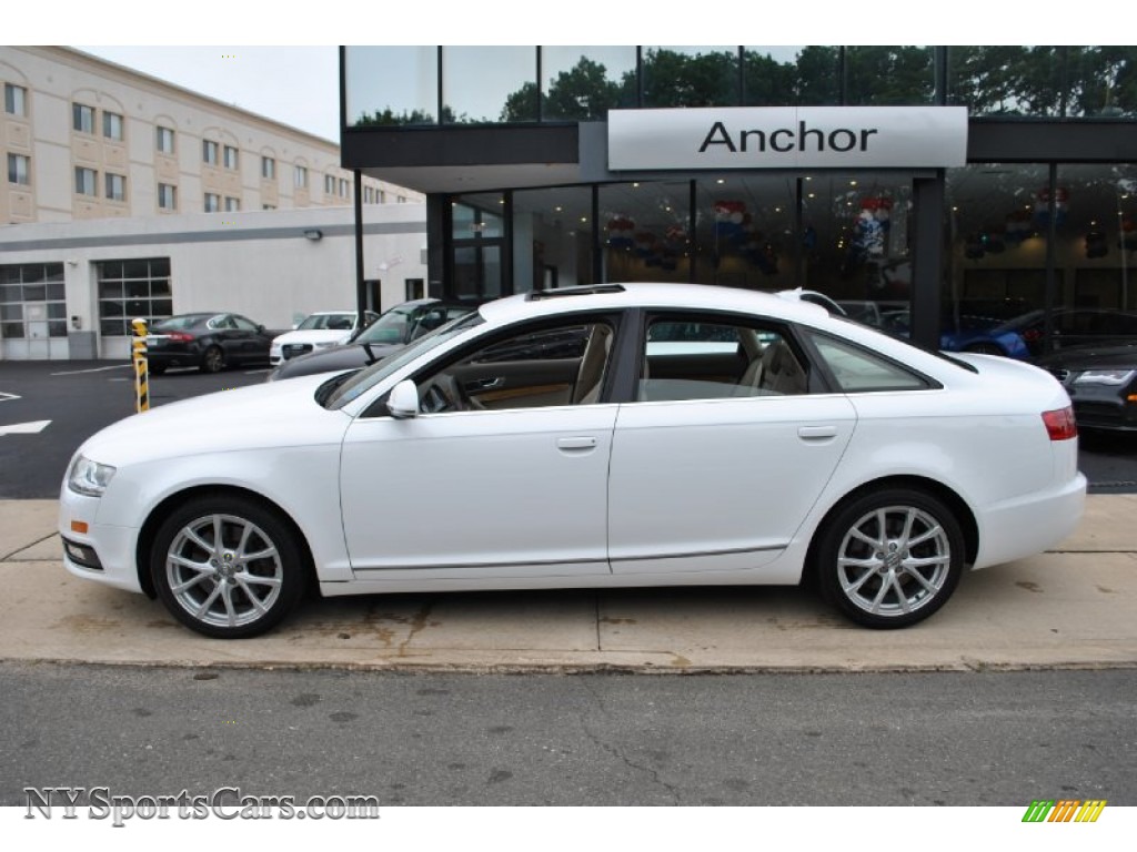 2009 Audi A6 3 0t Quattro Sedan In Ibis White Photo 3