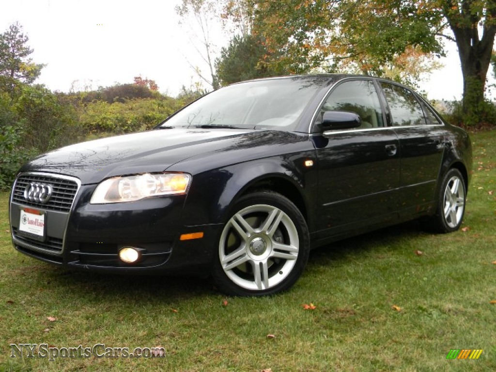 2007 Audi A4 2 0t Quattro Sedan In Deep Sea Blue Pearl Effect