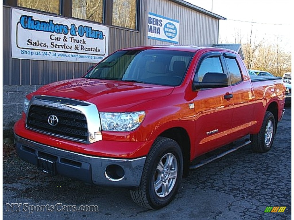 2007 Toyota Tundra SR5 Double Cab 4x4 in Radiant Red - 457386
