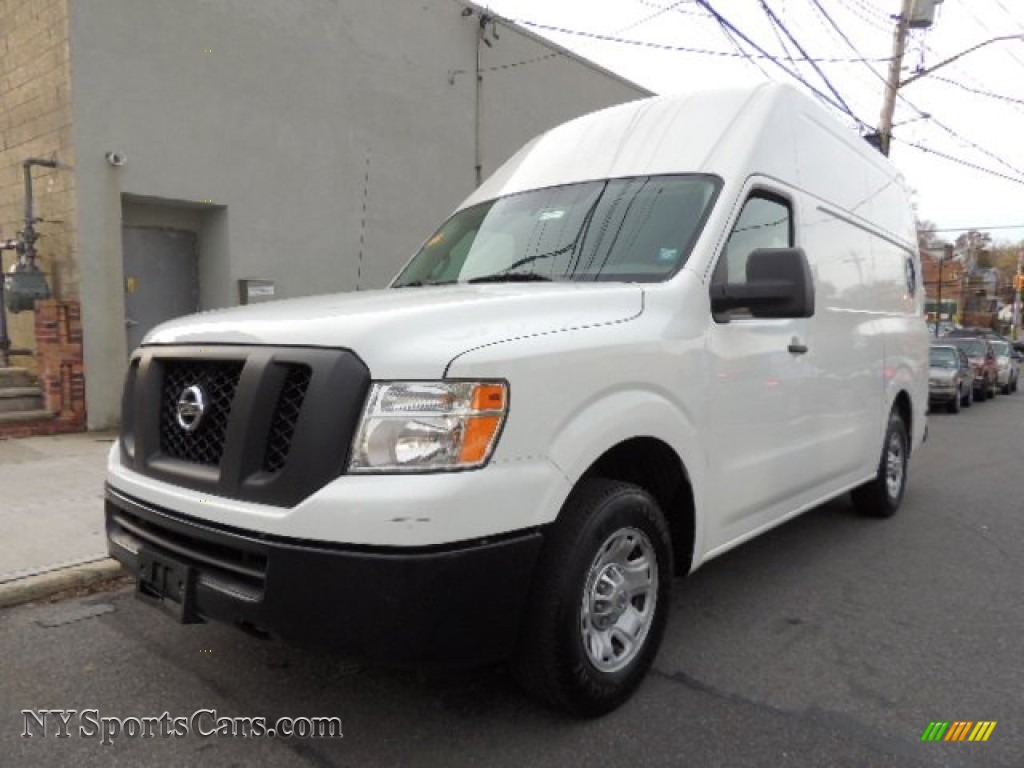 2012 Nissan NV 2500 HD S High Roof In Blizzard White 101637 