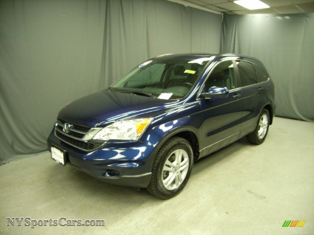 2010 Honda Cr V Ex L Awd In Royal Blue Pearl Photo 13 011257