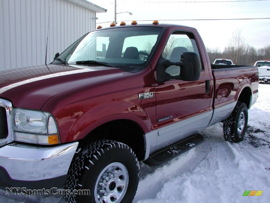 2003 Ford F350 Super Duty Xlt Regular Cab 4x4 In Toreador Red Metallic