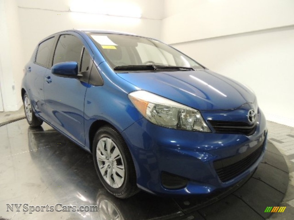 toyota yaris 2012 blazing blue pearl #4