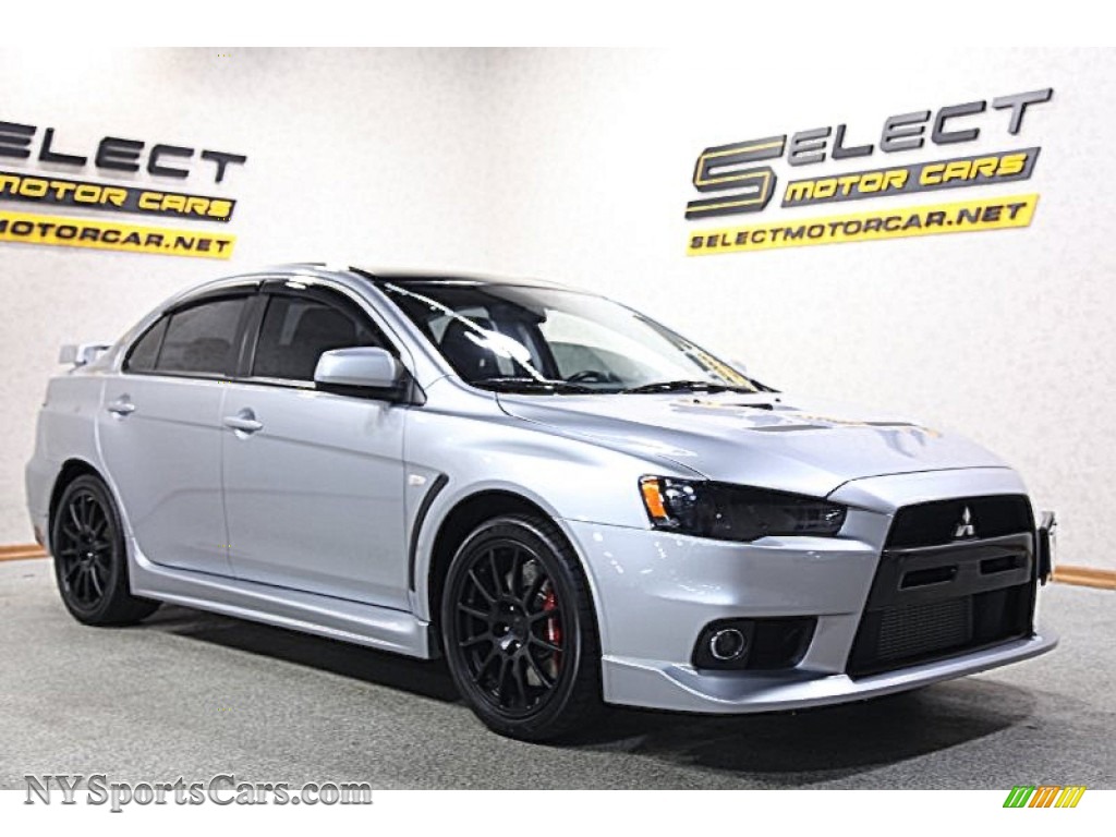 2008 Mitsubishi Lancer Evolution GSR in Apex Silver Metallic photo #3