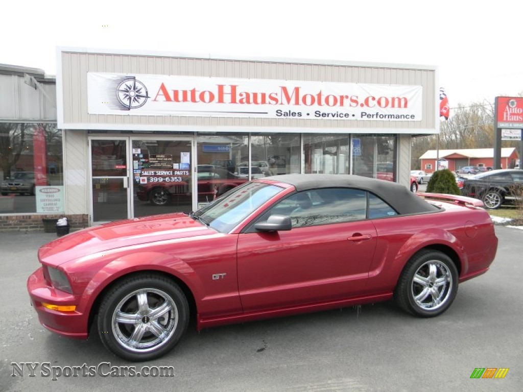 Redfire Metallic / Dark Charcoal Ford Mustang GT Premium Convertible