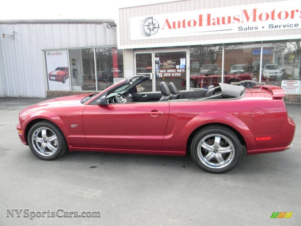 2006 Mustang GT Premium Convertible - Redfire Metallic / Dark Charcoal photo #12