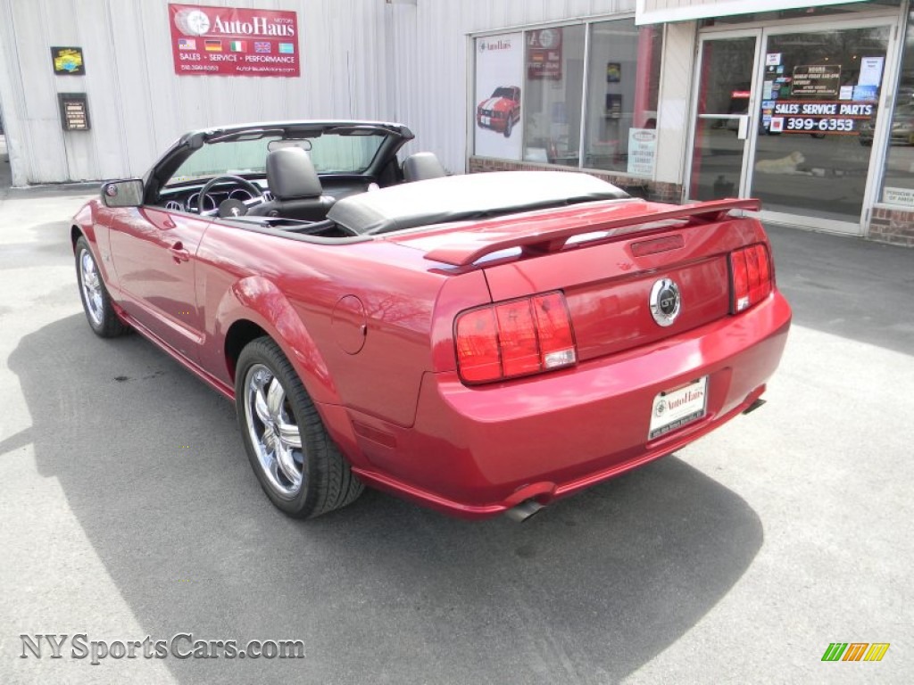 2006 Mustang GT Premium Convertible - Redfire Metallic / Dark Charcoal photo #13