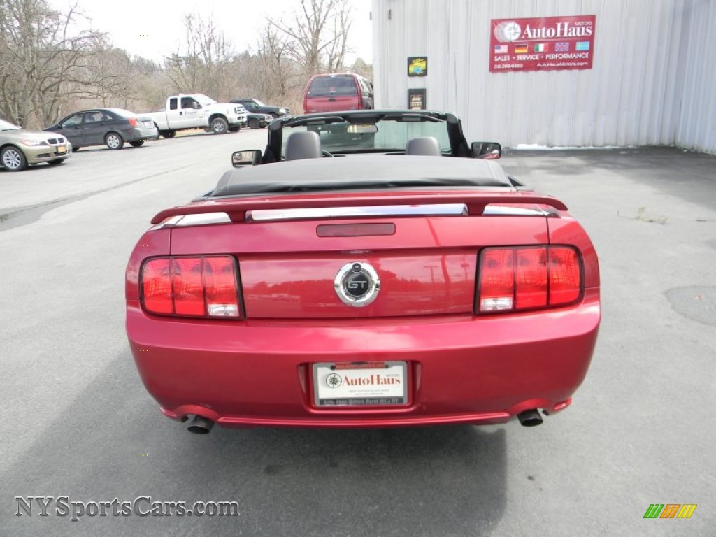 2006 Mustang GT Premium Convertible - Redfire Metallic / Dark Charcoal photo #14