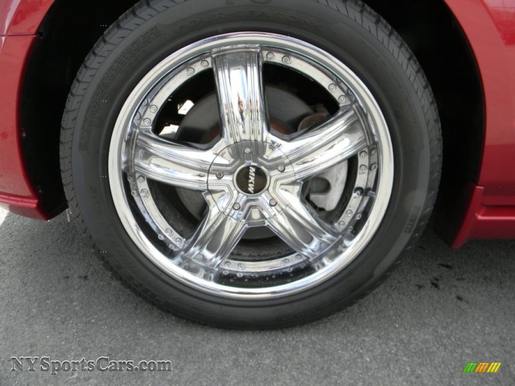2006 Mustang GT Premium Convertible - Redfire Metallic / Dark Charcoal photo #33