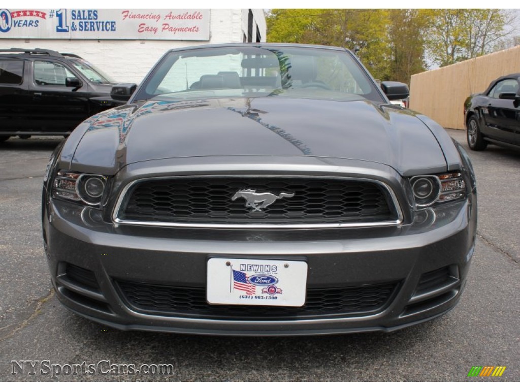 2013 Ford Mustang V6 Premium Convertible In Sterling Gray Metallic
