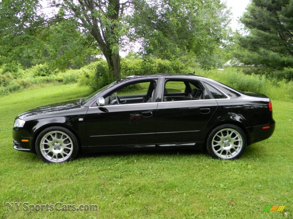 2005 S4 4.2 quattro Sedan - Brilliant Black / Black/Silver photo #2