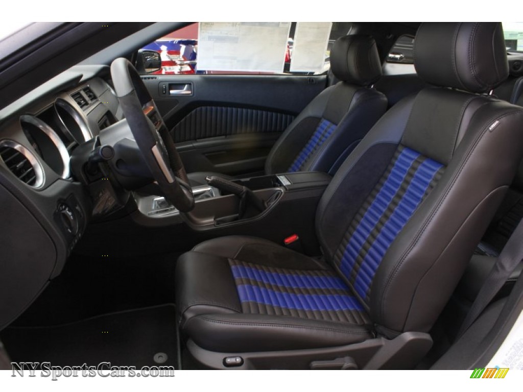 2014 Mustang Shelby GT500 SVT Performance Package Coupe - Oxford White / Shelby Charcoal Black/Blue Accents Recaro Sport Seats photo #14