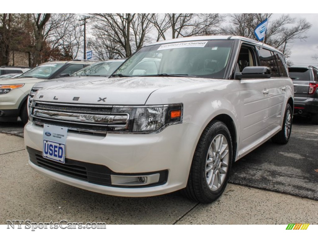 2013 Ford Flex Sel Awd In White Platinum Metallic Tri Coat