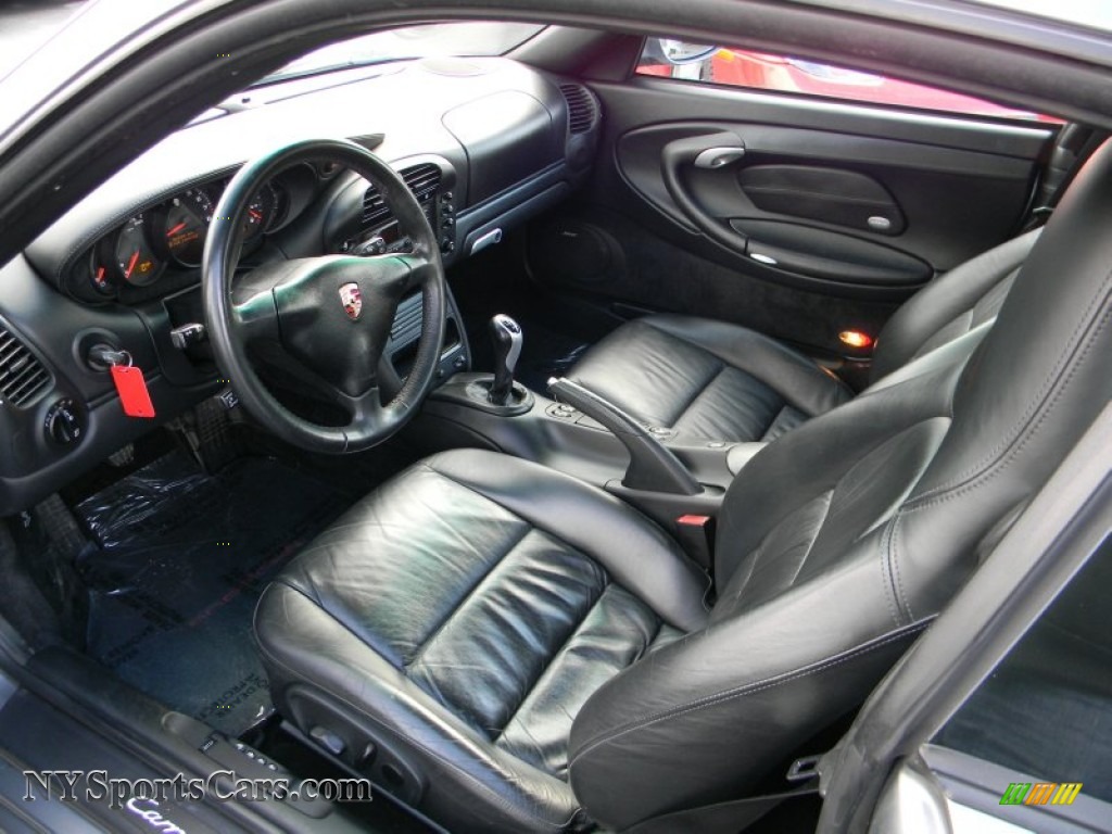 2003 911 Carrera 4S Coupe - Seal Grey Metallic / Black photo #13