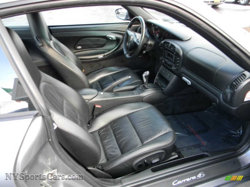 2003 911 Carrera 4S Coupe - Seal Grey Metallic / Black photo #15