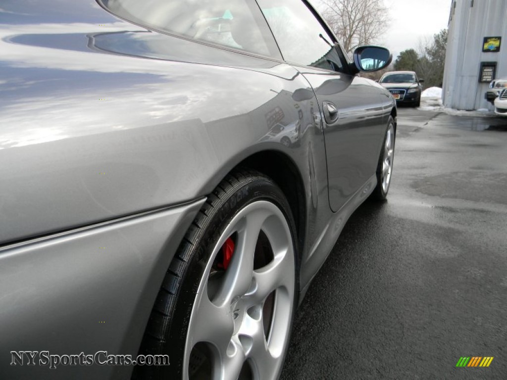 2003 911 Carrera 4S Coupe - Seal Grey Metallic / Black photo #34