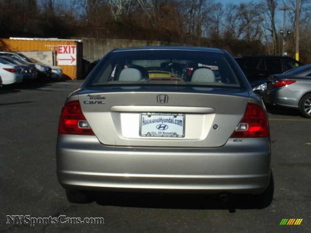 2003 Honda Civic EX Coupe in Shoreline Mist Metallic photo 5 033841