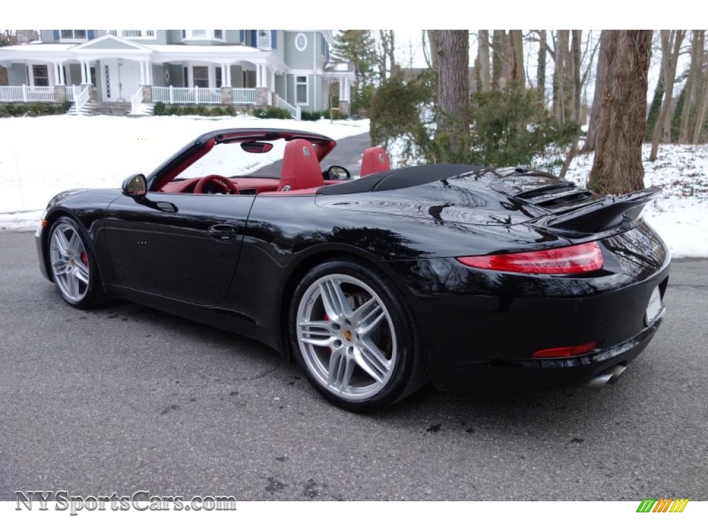 2013 911 Carrera S Cabriolet - Black / Carrera Red Natural Leather photo #9