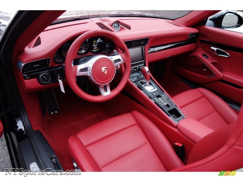 2013 911 Carrera S Cabriolet - Black / Carrera Red Natural Leather photo #14