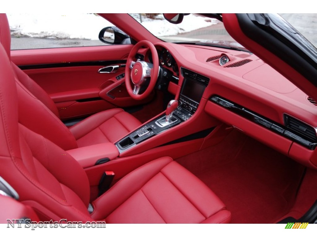 2013 911 Carrera S Cabriolet - Black / Carrera Red Natural Leather photo #16