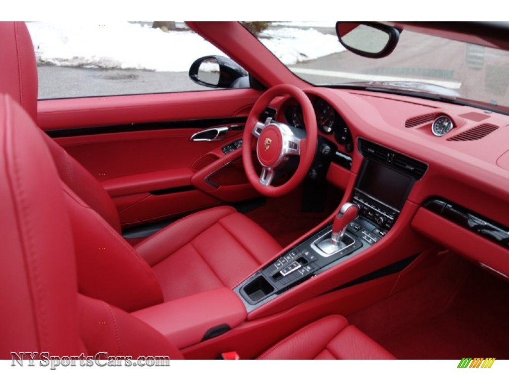 2013 911 Carrera S Cabriolet - Black / Carrera Red Natural Leather photo #18