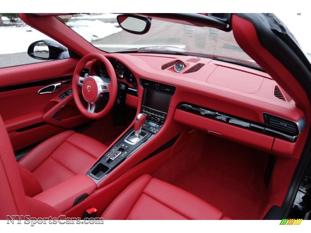 2013 911 Carrera S Cabriolet - Black / Carrera Red Natural Leather photo #19