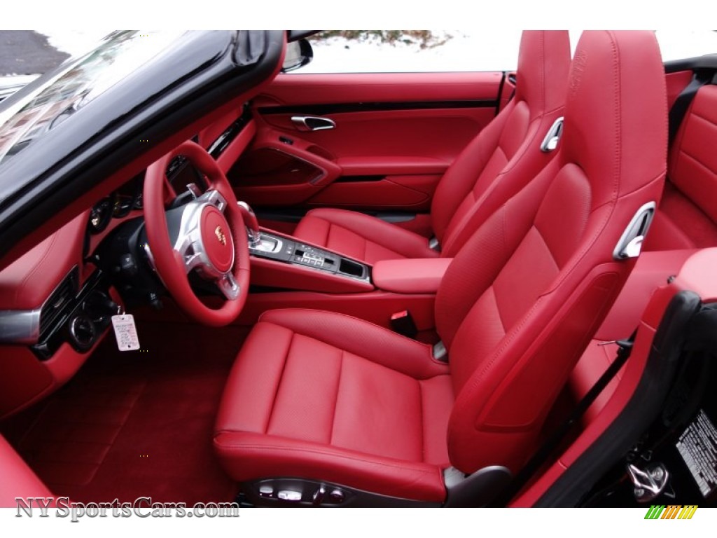 2013 911 Carrera S Cabriolet - Black / Carrera Red Natural Leather photo #21