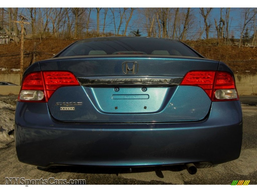 2011 Civic LX Sedan - Atomic Blue Metallic / Gray photo #5
