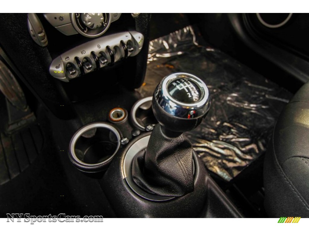 2009 Cooper S Hardtop - Dark Silver Metallic / Checkered Carbon Black/Black photo #18