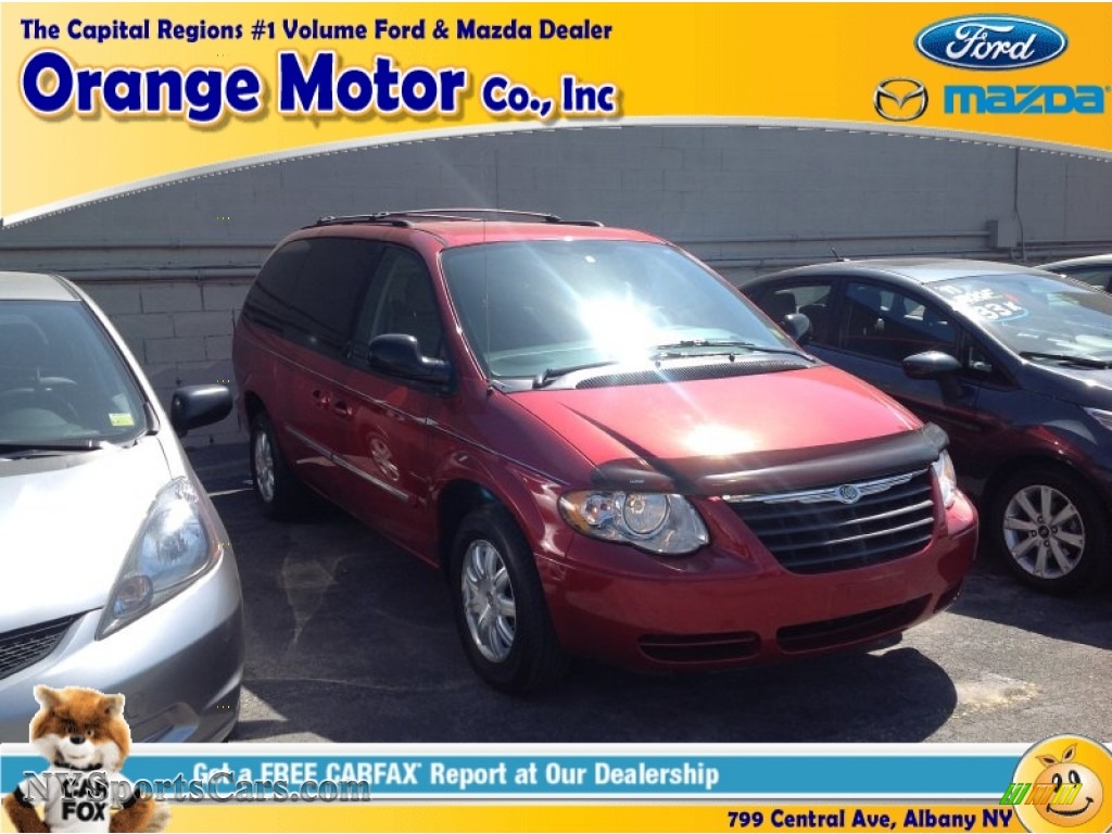 Inferno Red Pearl / Medium Slate Gray Chrysler Town & Country Touring