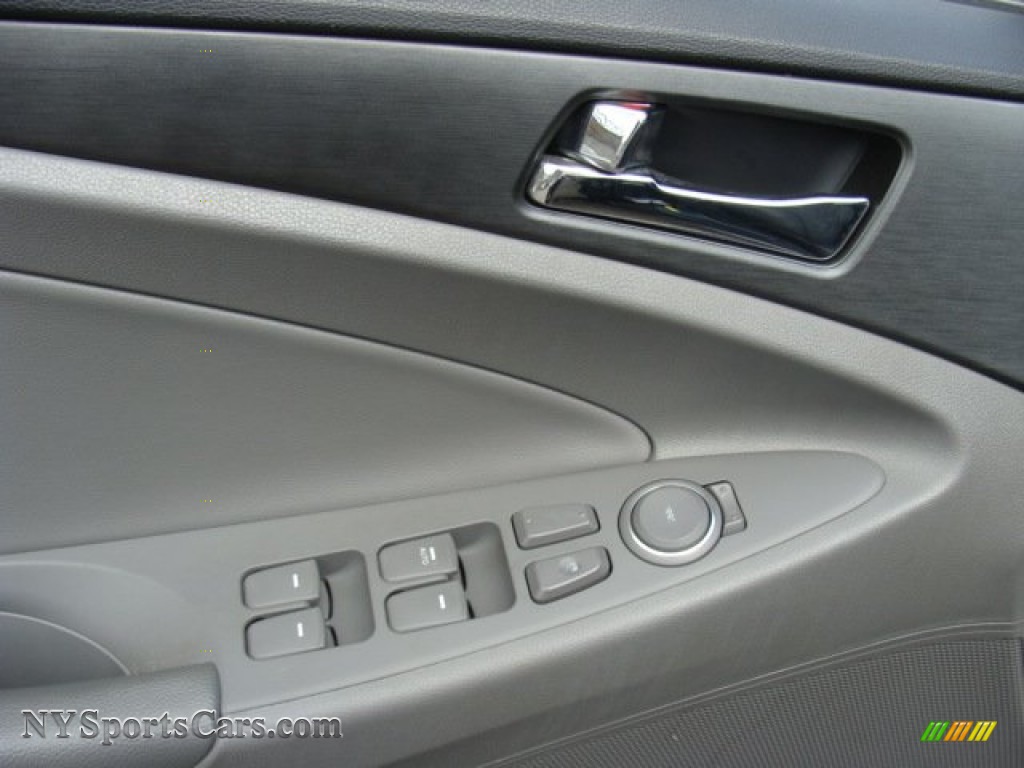 2011 Sonata SE 2.0T - Indigo Blue Pearl / Gray photo #8
